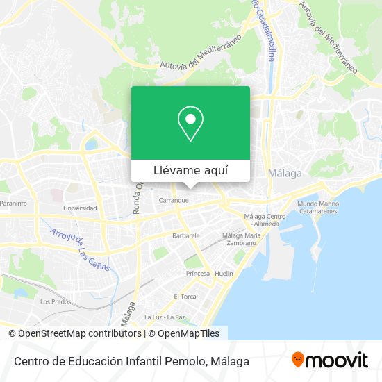 Mapa Centro de Educación Infantil Pemolo