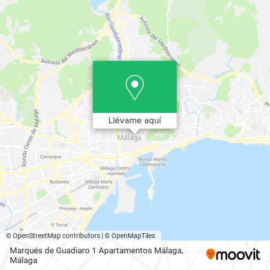 Mapa Marqués de Guadiaro 1 Apartamentos Málaga