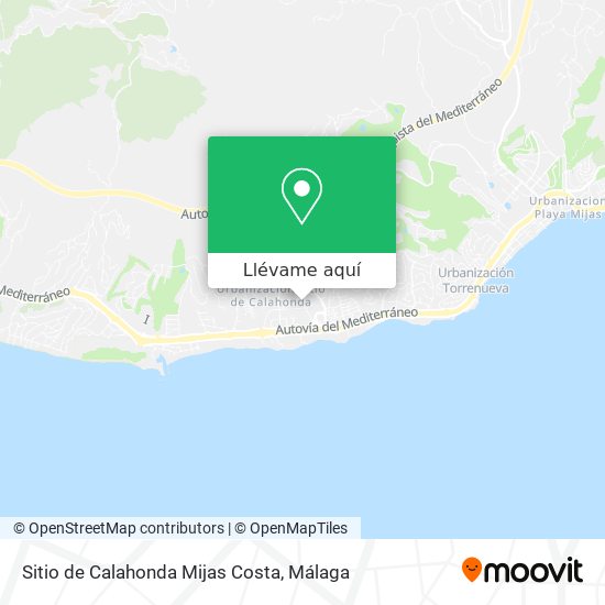 Mapa Sitio de Calahonda Mijas Costa