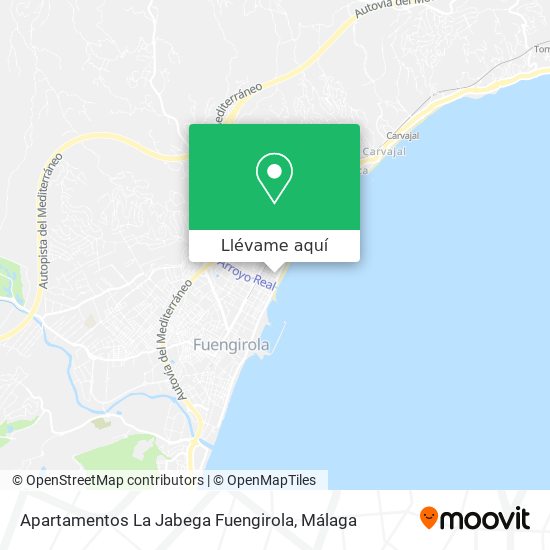 Mapa Apartamentos La Jabega Fuengirola