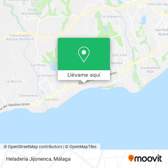 Mapa Heladeria Jijonenca