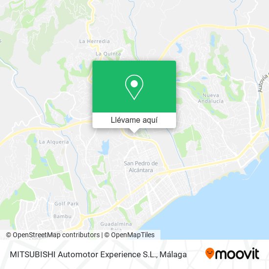 Mapa MITSUBISHI Automotor Experience S.L.