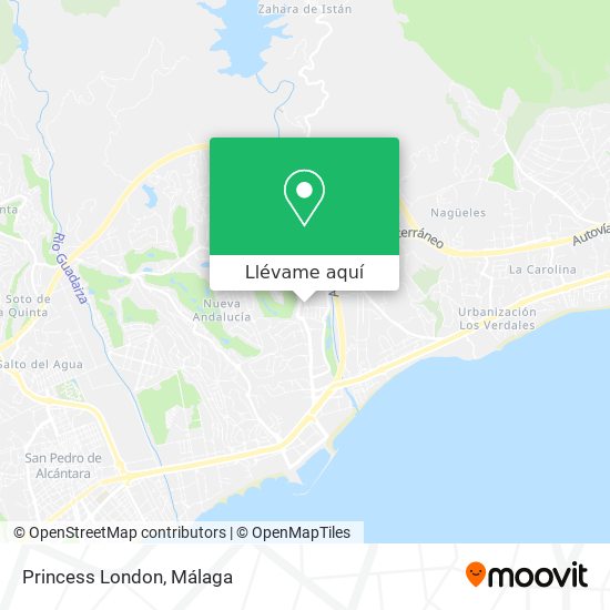 Mapa Princess London