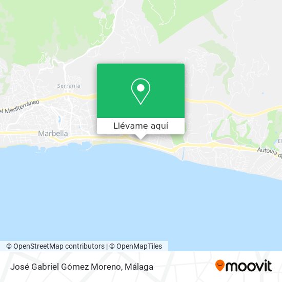 Mapa José Gabriel Gómez Moreno
