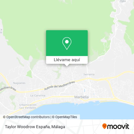 Mapa Taylor Woodrow España