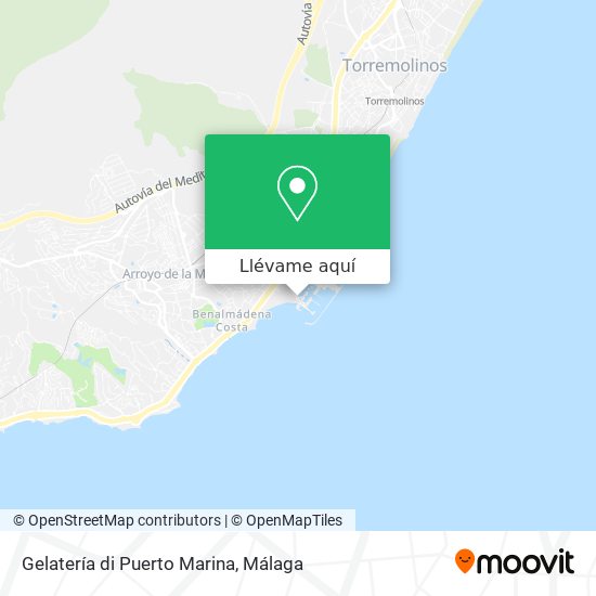 Mapa Gelatería di Puerto Marina