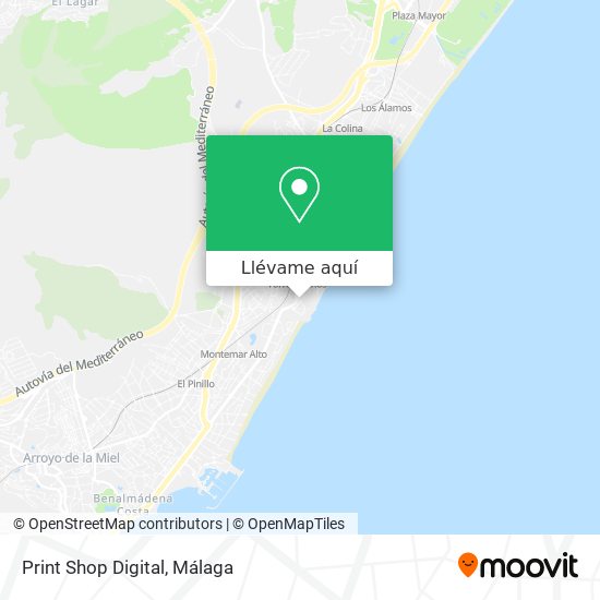 Mapa Print Shop Digital