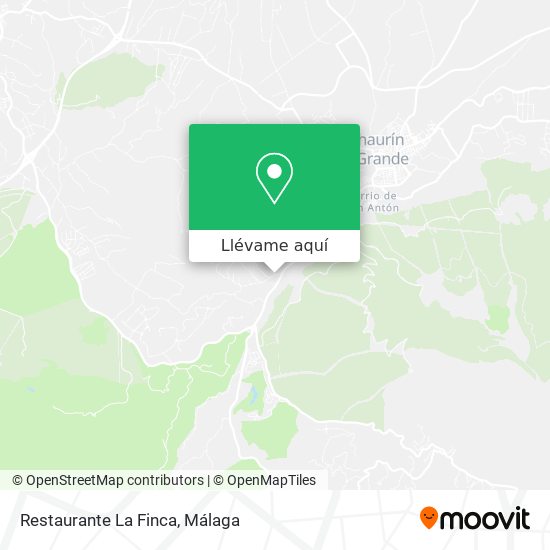 Mapa Restaurante La Finca