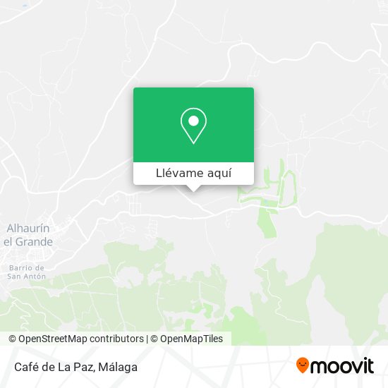 Mapa Café de La Paz