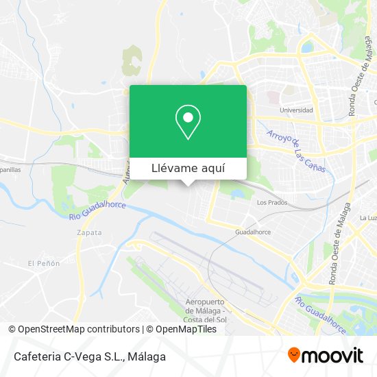 Mapa Cafeteria C-Vega S.L.
