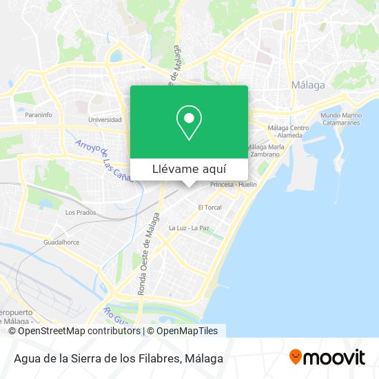 Mapa Agua de la Sierra de los Filabres