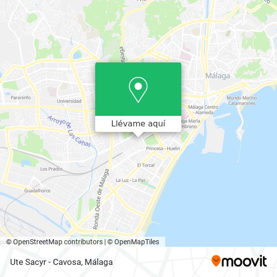 Mapa Ute Sacyr - Cavosa