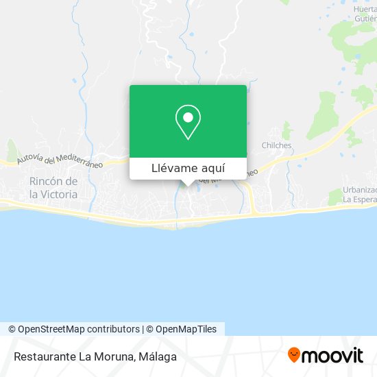 Mapa Restaurante La Moruna