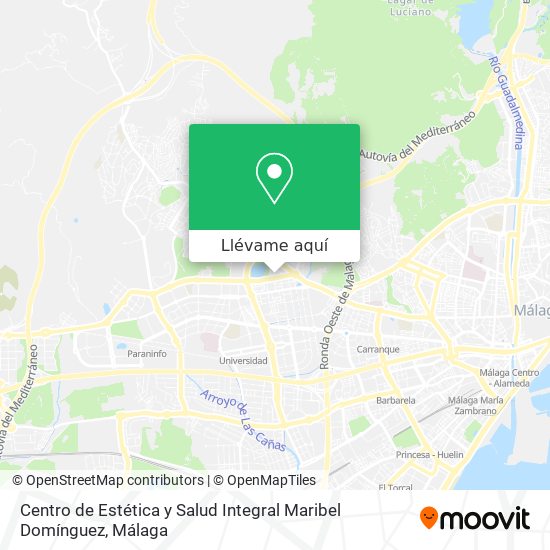 Mapa Centro de Estética y Salud Integral Maribel Domínguez