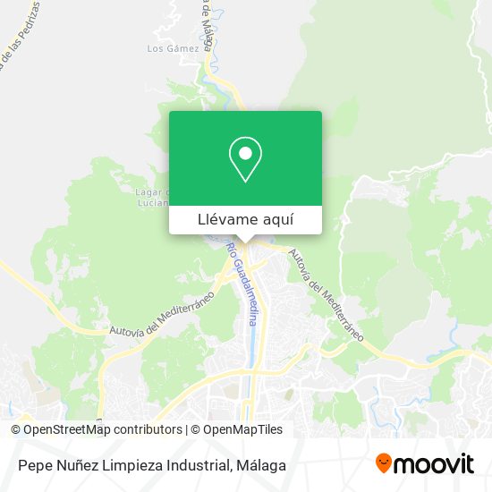 Mapa Pepe Nuñez Limpieza Industrial