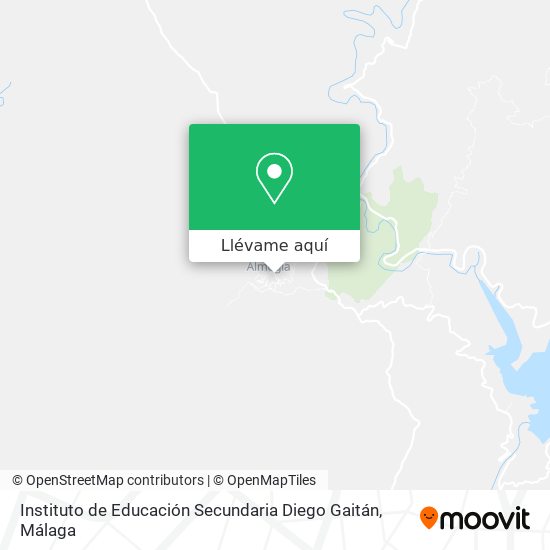 Mapa Instituto de Educación Secundaria Diego Gaitán