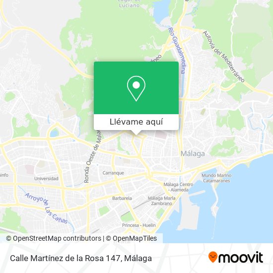 Mapa Calle Martínez de la Rosa 147