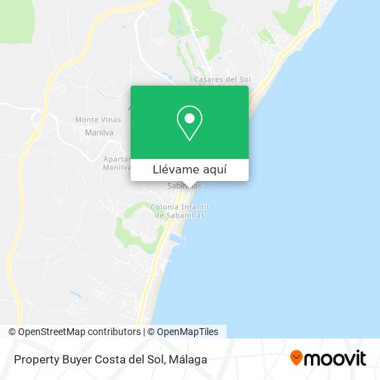 Mapa Property Buyer Costa del Sol