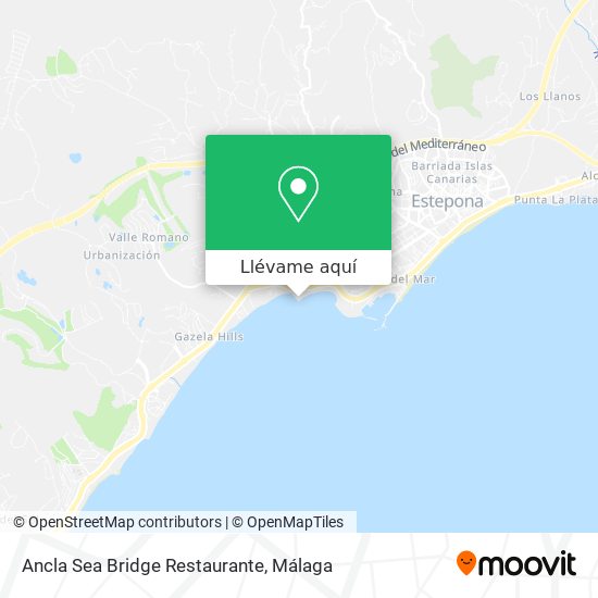 Mapa Ancla Sea Bridge Restaurante