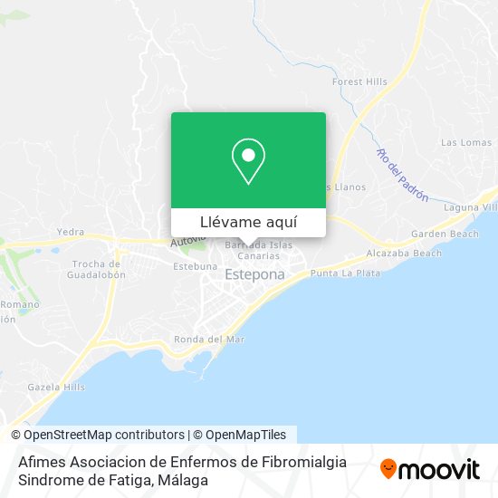 Mapa Afimes Asociacion de Enfermos de Fibromialgia Sindrome de Fatiga