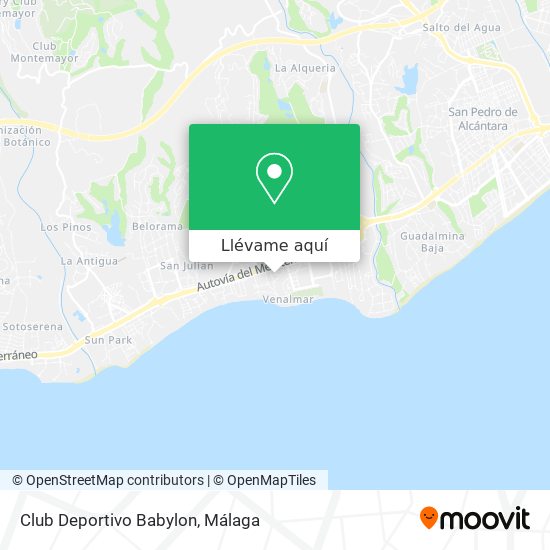 Mapa Club Deportivo Babylon