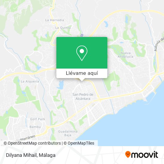 Mapa Dilyana Mihail
