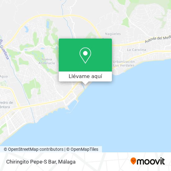 Mapa Chiringito Pepe-S Bar