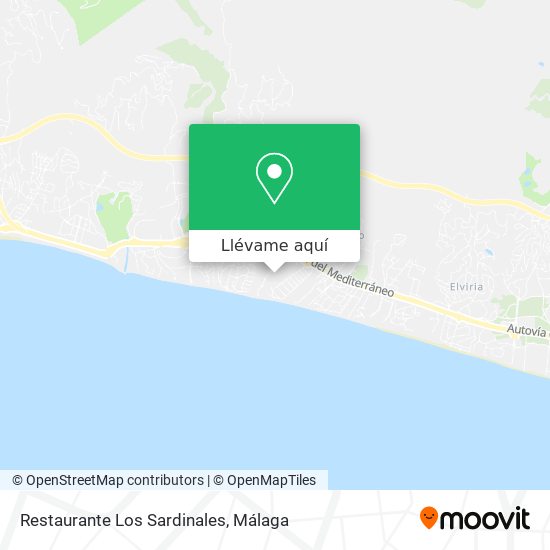 Mapa Restaurante Los Sardinales