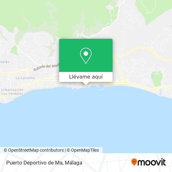 Mapa Puerto Deportivo de Ma
