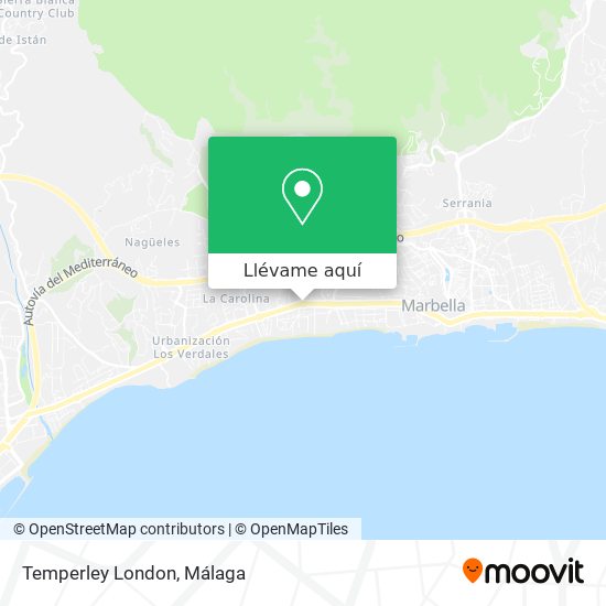 Mapa Temperley London