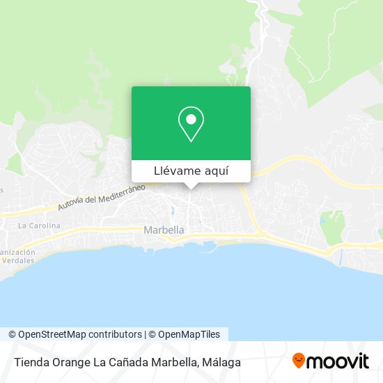 Mapa Tienda Orange La Cañada Marbella