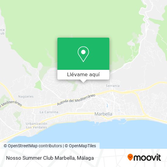 Mapa Nosso Summer Club Marbella
