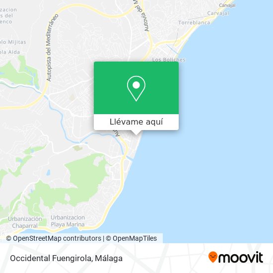 Mapa Occidental Fuengirola