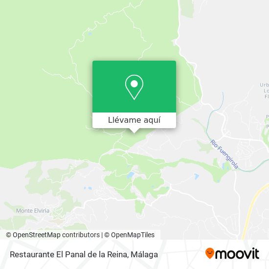 Mapa Restaurante El Panal de la Reina