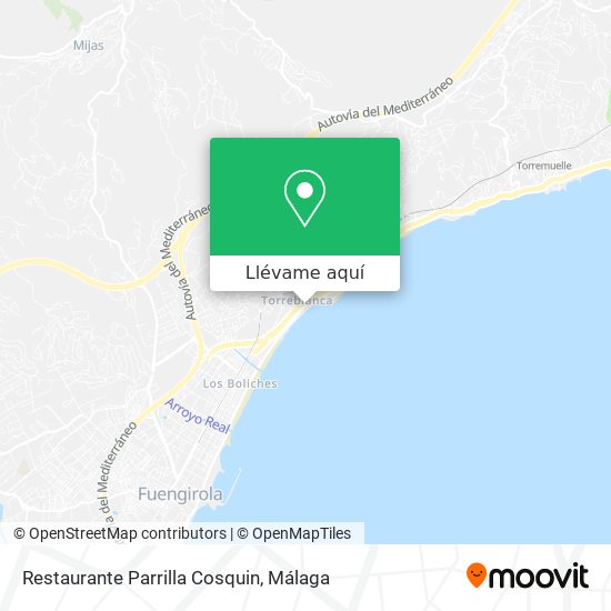 Mapa Restaurante Parrilla Cosquin