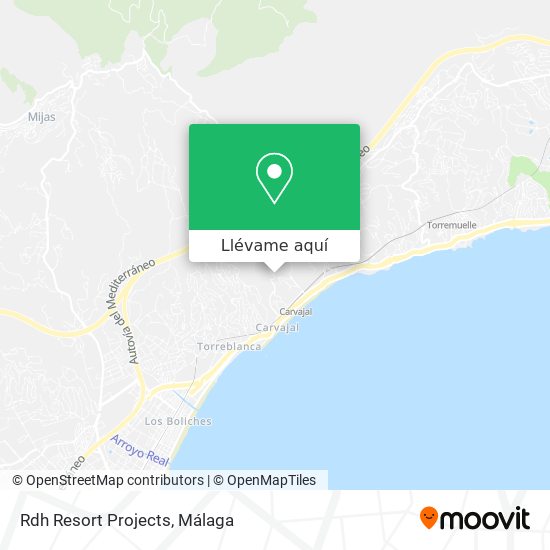 Mapa Rdh Resort Projects