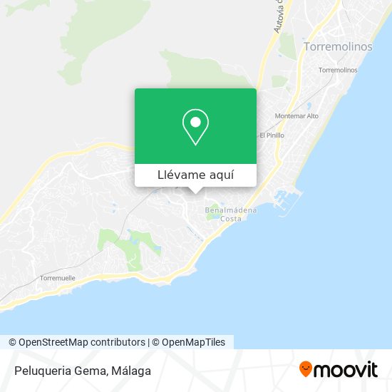 Mapa Peluqueria Gema