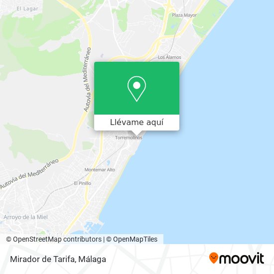 Mapa Mirador de Tarifa