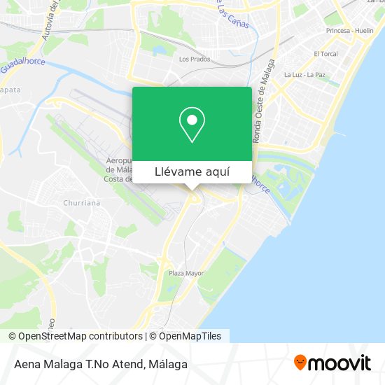 Mapa Aena Malaga T.No Atend