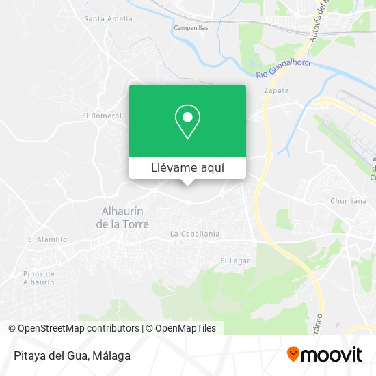 Mapa Pitaya del Gua