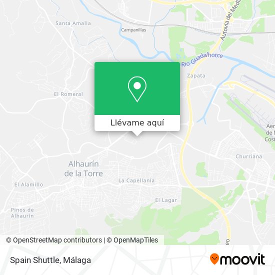 Mapa Spain Shuttle