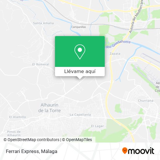Mapa Ferrari Express
