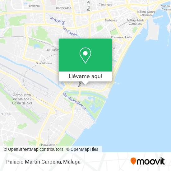Mapa Palacio Martin Carpena
