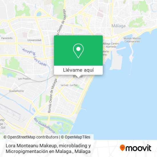 Mapa Lora Monteanu Makeup, microblading y Micropigmentación en Malaga.