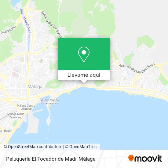 Mapa Peluquería El Tocador de Madi