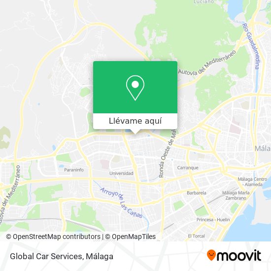 Mapa Global Car Services