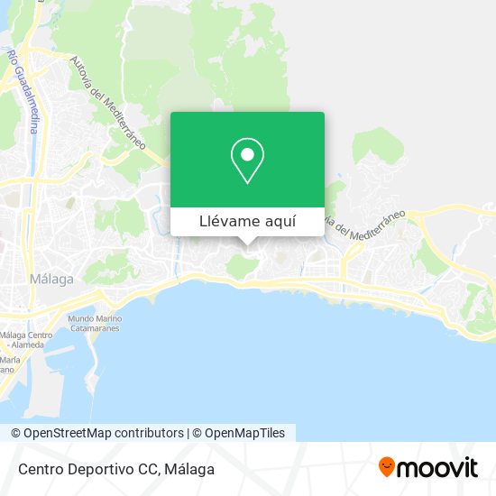 Mapa Centro Deportivo CC