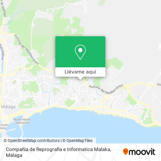 Mapa Compañia de Reprografia e Informatica Malaka