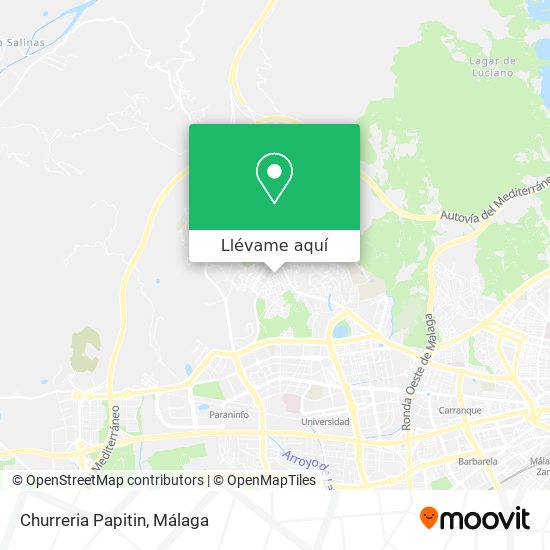 Mapa Churreria Papitin