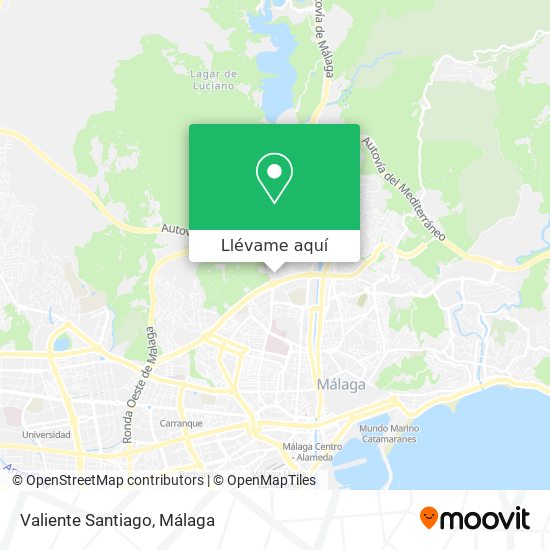 Mapa Valiente Santiago